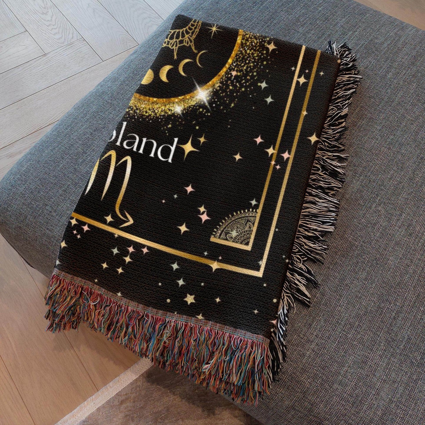 Zodiac Sign Woven Blanket | Scorpio