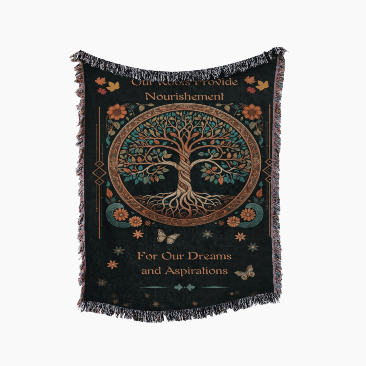 Tree of life inspirational blankekt
