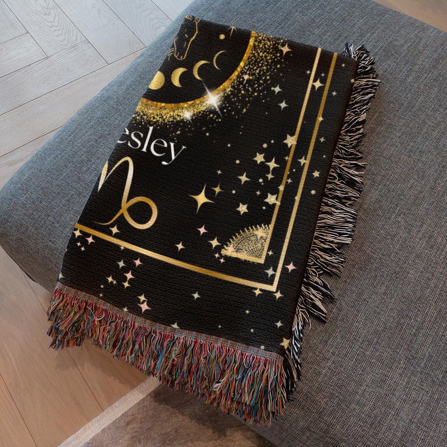 Zodiac Sign Woven Blanket | Capricorn