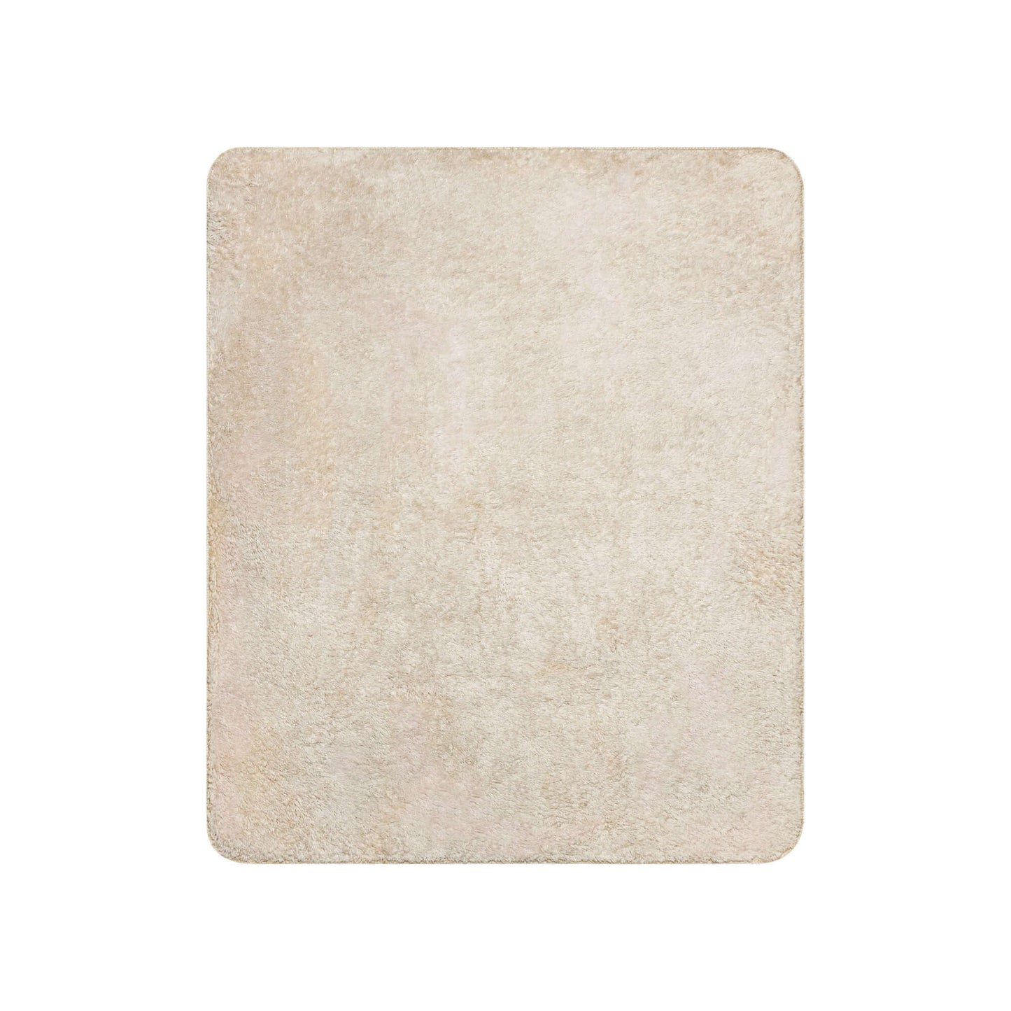 Sherpa back of the Medium size Neon Cheetah Printed Sherpa Blanket against a white background