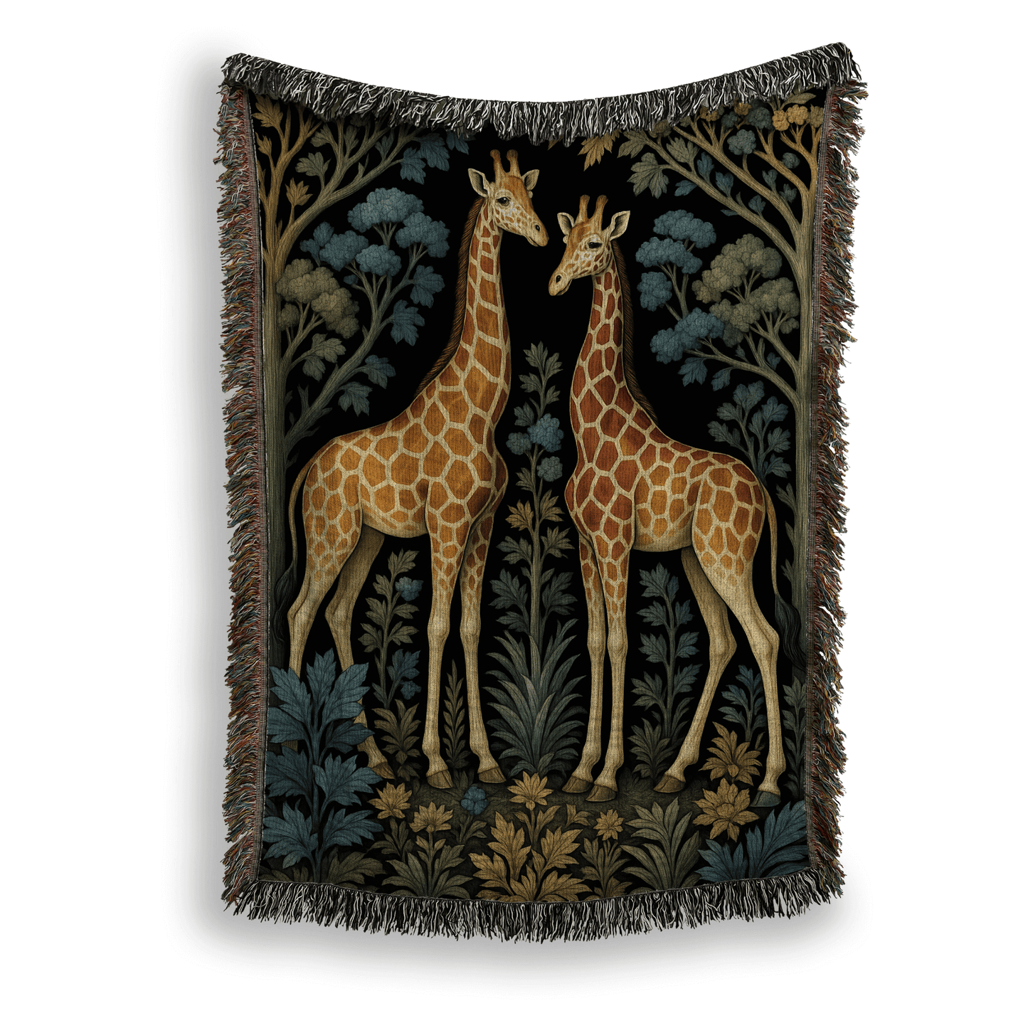 Giraffe Woven Blanket
